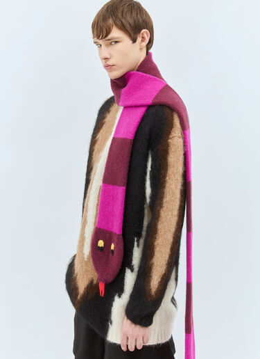 Walter Van Beirendonck Snake Scarf Red wlt0158032
