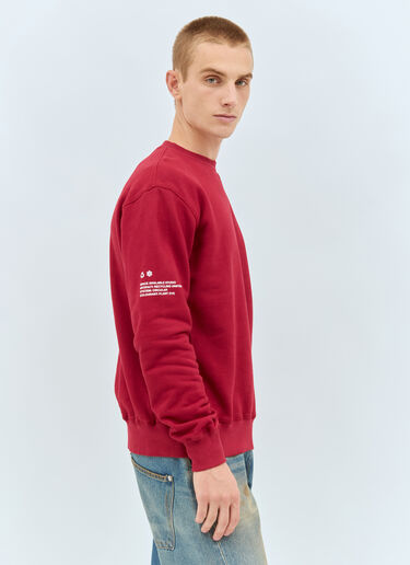 Space Available Recycling Uniform Sweatshirt Red spa0158009
