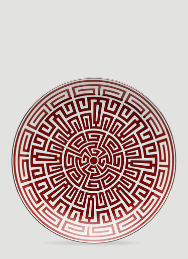 Ginori 1735 Labirinto Venezia Plate Red wps0644472