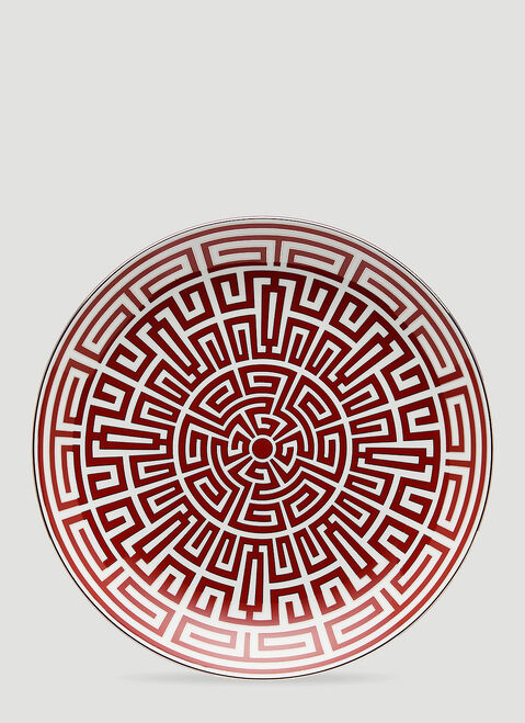 Ginori 1735 Labirinto Venezia Plate Red wps0644472