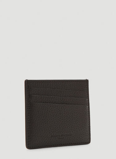 Maison Margiela Textured Card Holder Black mla0140027