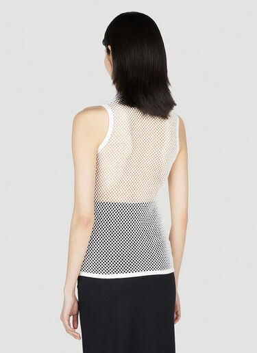 Raf Simons Net Tank Top White raf0252015