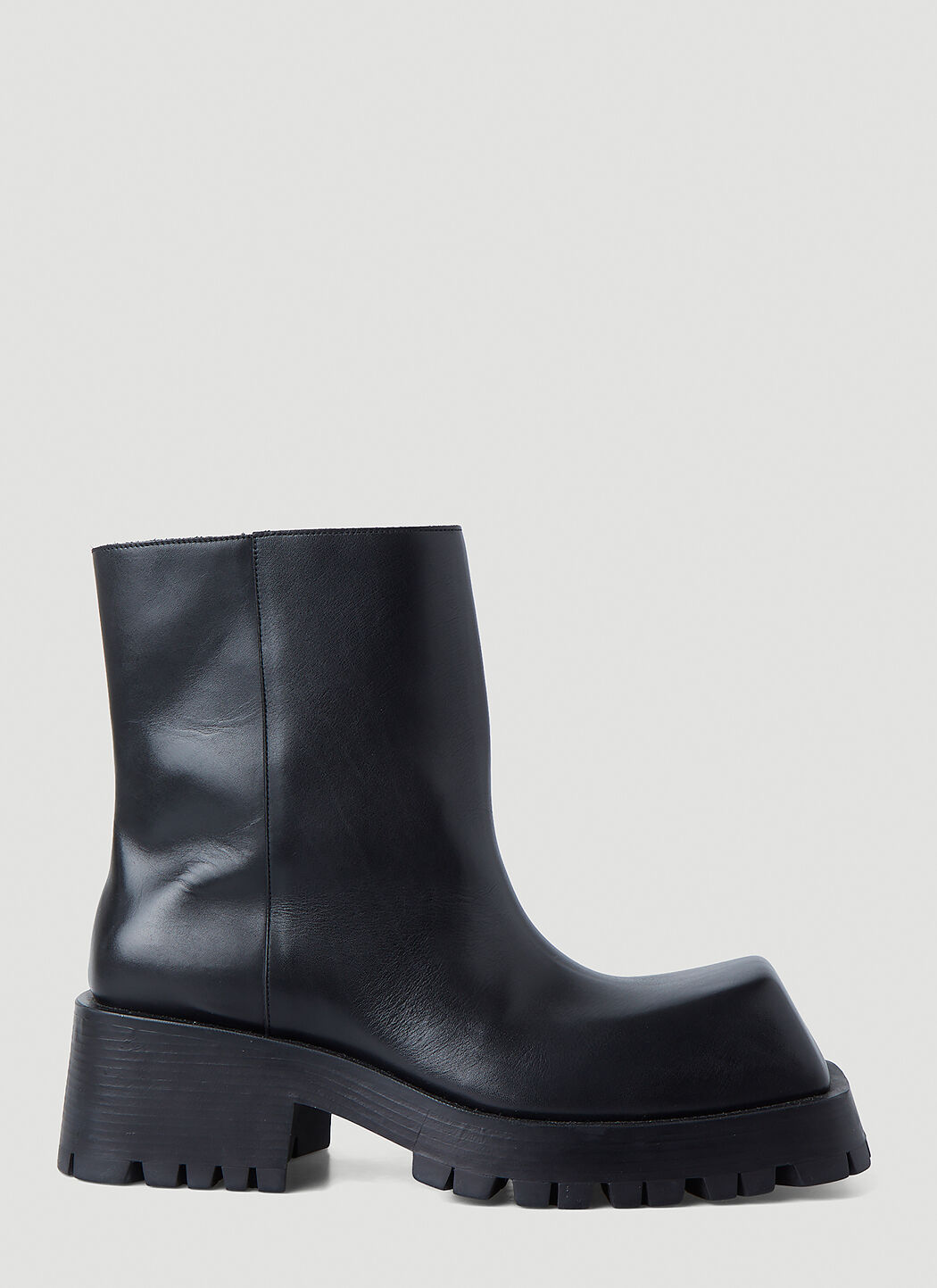 Balenciaga leather ankle boots hot sale