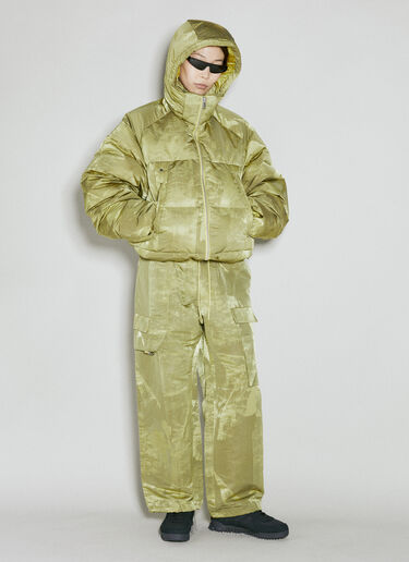 Y-3 GFX Puffer Down Jacket Green yyy0354037