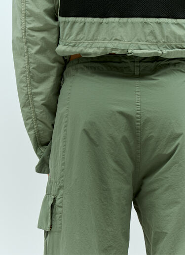 C.P. Company Flatt Nylon Cargo Pants Green pco0155014