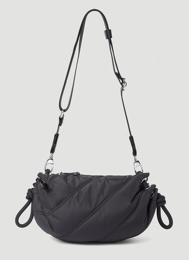 GANNI Quilted Small Shoulder Bag Black gan0253031