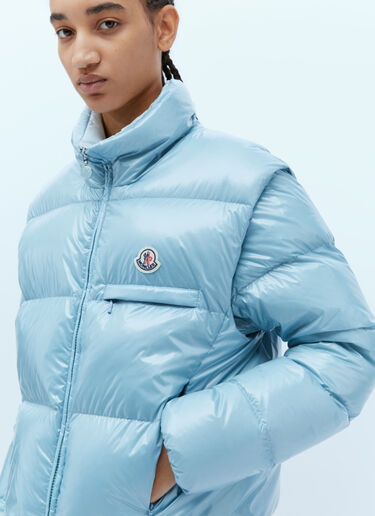 Moncler Almo Short Down Jacket Blue mon0255002