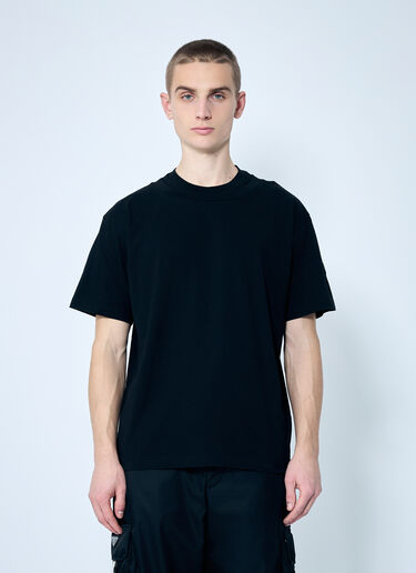 Moncler Double Neck T-Shirt Black mon0159025