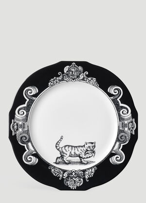 Gucci Set Of Two Cat Presentation Plate Blue wps0691253