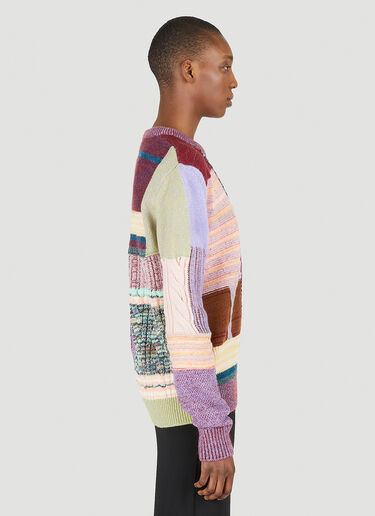 Marc Jacobs 패치워크 스웨터 퍼플 mcj0247003