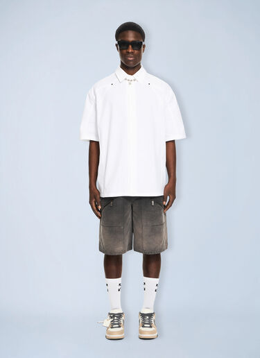 LN-CC® - Off-White: Owr Popl Sporty Bowl Shirt - Green Off-White Owr Popl Sporty Bowl Shirt Green ofw0164196