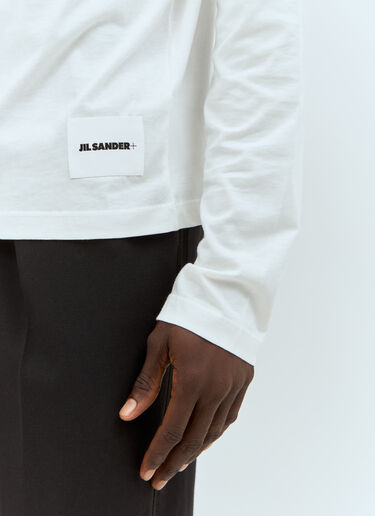 Jil Sander ロゴパッチTシャツ3枚セット ホワイト jil0155019
