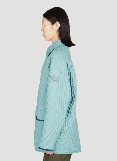 Moncler Salehe Bembury 하터 하이웨이 쇼트 다운 재킷 블루 msb0254001