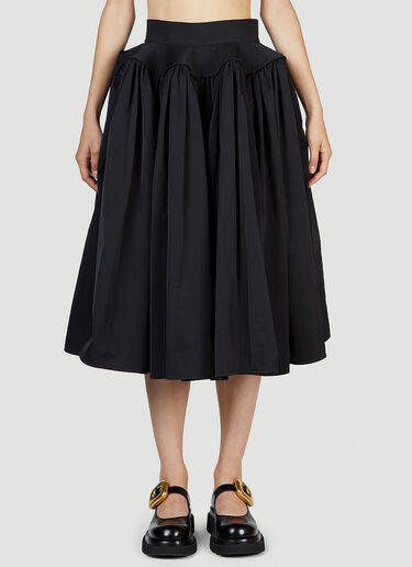 Voluminous Gathered Skirt Bottega Veneta Voluminous Gathered Skirt Black bov0251097