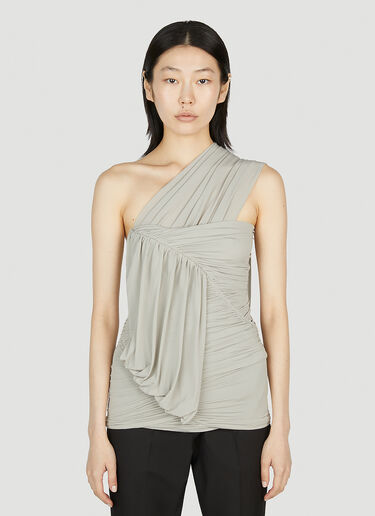 Rick Owens Edfu 缩褶上衣 灰色 ric0252008