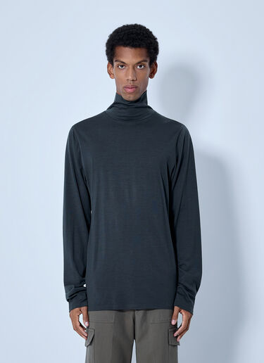 LN-CC® - RIER: Polar Jersey Turtleneck - Grey RIER Polar Jersey Turtleneck Grey rrr0165017