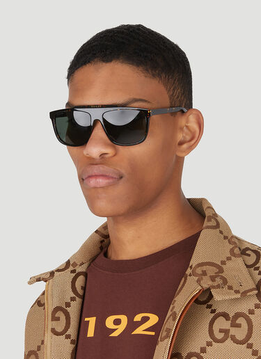 Gucci Navigator Square Sunglasses Brown guc0145164