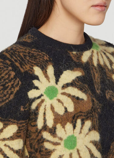 Nanushka Eloise Knit Sweater Black nan0247002