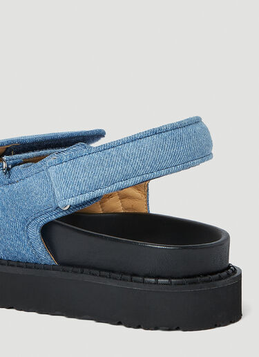 Isabel Marant Denim Madee Sandals Blue ibm0251029