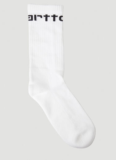 Carhartt WIP 六件套徽标提花袜子 白 wip0148063