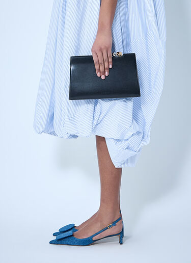 Jacquemus Le Salon 皮革单肩包 黑色 jac0264041