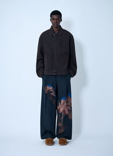 Classic Collar Jacket Dries Van Noten Classic Collar Jacket Brown dvn0162004