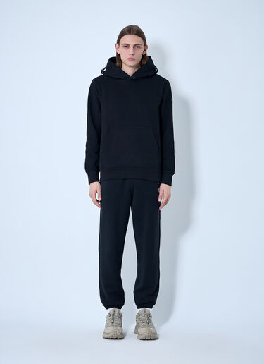 Moncler x FRGMT Hiroshi Fujiwara 徽标贴饰运动裤  黑色 mfr0160060