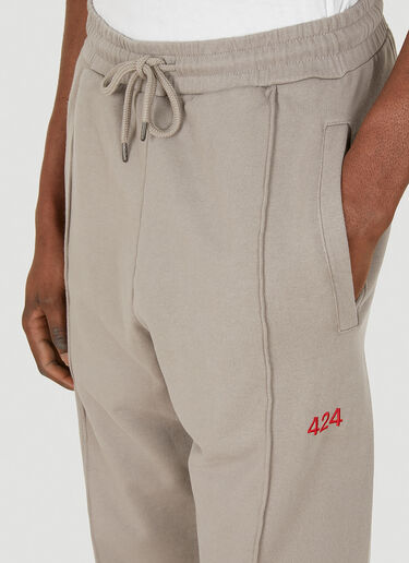 424 Stripe Track Pants Beige ftf0148010