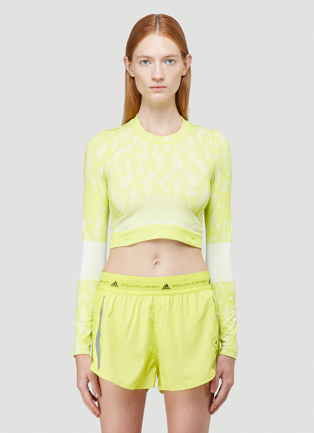 adidas by Stella McCartney TruePurpose Seamless Crop Top ブラック asm0254042