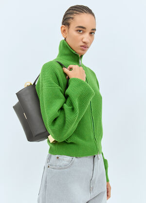 Jacquemus 르 롱 카레 핸드백 블랙 jac0258044
