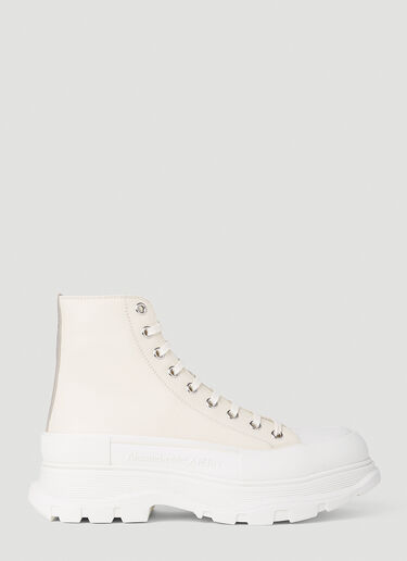 Alexander McQueen Tread Slick Boots White amq0151051