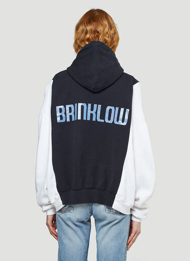 Bonum Contrast-Panel Hooded Sweatshirt White bon0344026