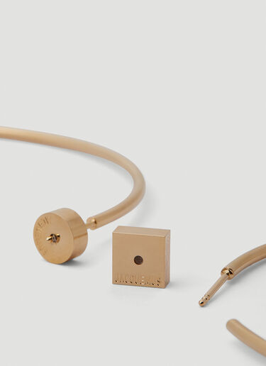 Jacquemus Les Créoles Hoop Earrings Gold jac0250055