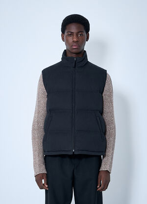 The Row Gettler Reversible Down Vest Black row0152009