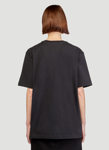 Bottega Veneta [선라이즈] 코튼 티셔츠 블랙 bov0245022