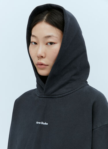 Acne Studios Fikka Stamp Hooded Sweatshirt Black acn0244026