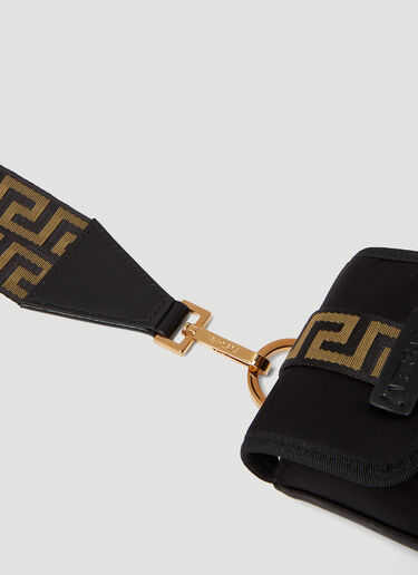 Versace Greca Mini Pouch Bag Black ver0149031
