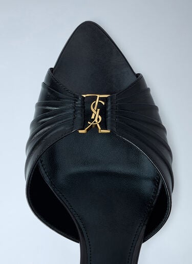 Saint Laurent Babylone Heeled Sandals Black sla0263032