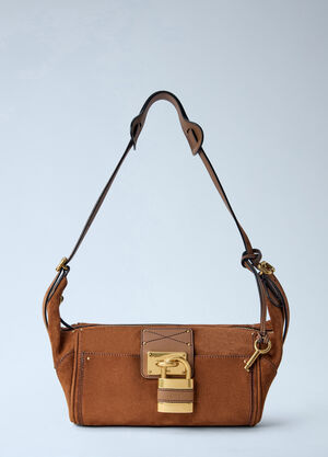 Chloé Paddington Suede Crossbody Bag Brown chl0265054