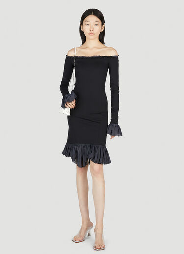 MM6 Maison Margiela 露肩连衣裙 黑 mmm0252013