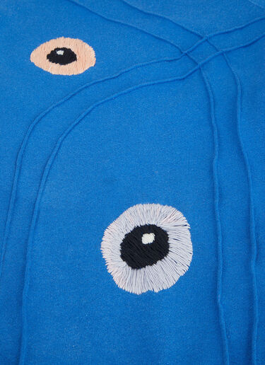 DRx FARMAxY FOR LN-CC Embroidered Vintage Sweatshirt Blue drx0346022