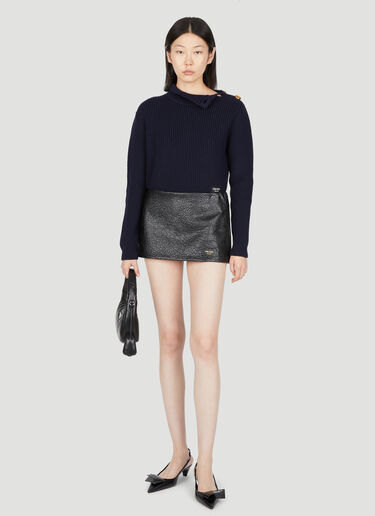 Prada 针织 Polo 领运动衫 蓝色 pra0254014