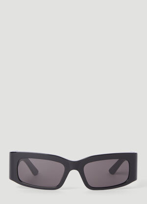 Balenciaga Paper Rectangle Sunglasses Black bcs0356001