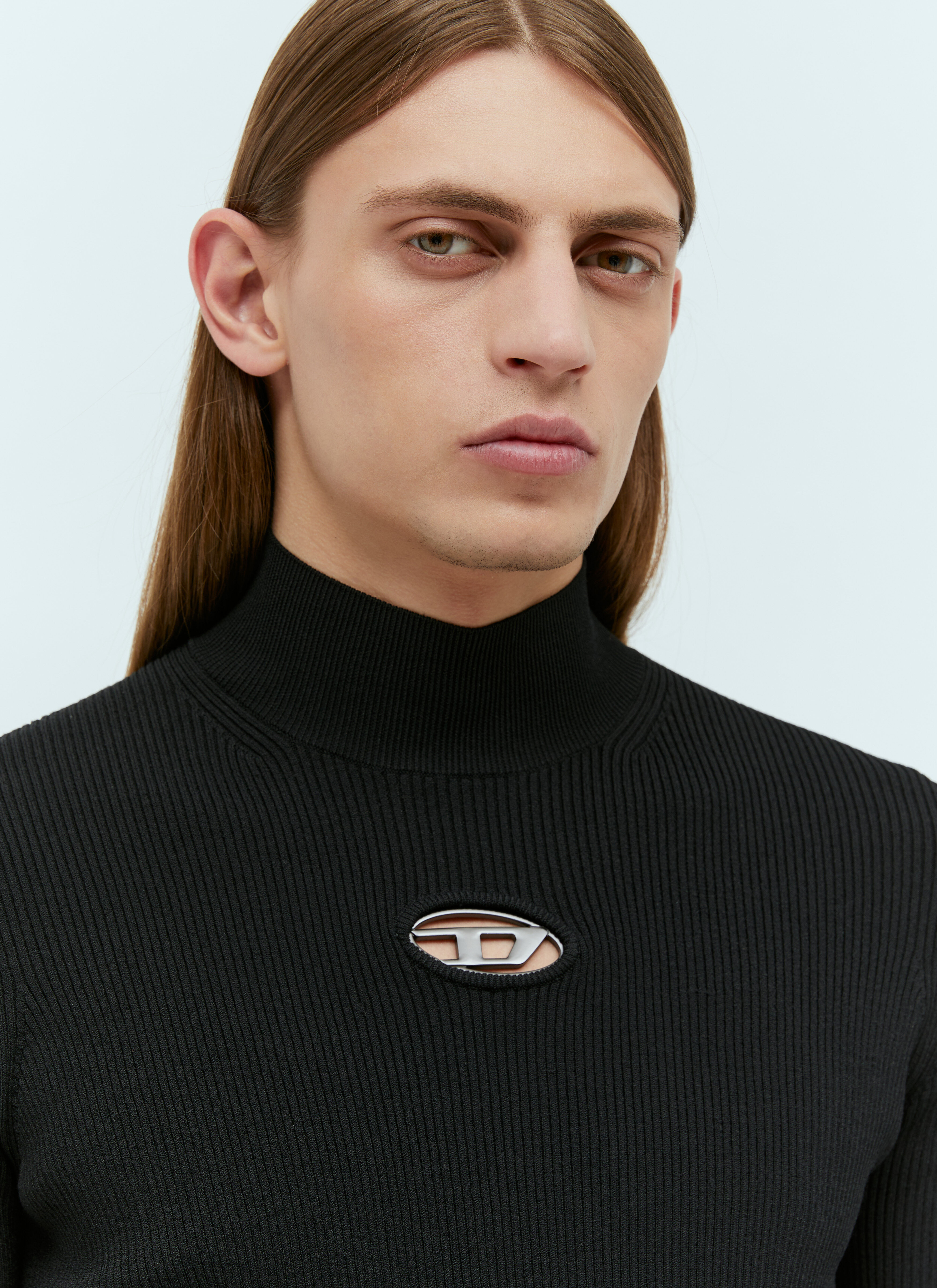 Diesel Men's' K-Zackary Knit Sweater in Black | LN-CC®