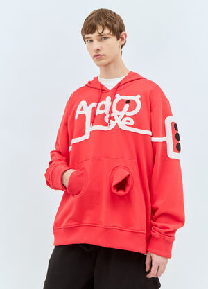 Burberry Android Hooded Sweatshirt Black bur0158006