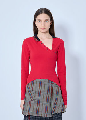 Vivienne Westwood Glory Polo Shirt Red vvw0266007