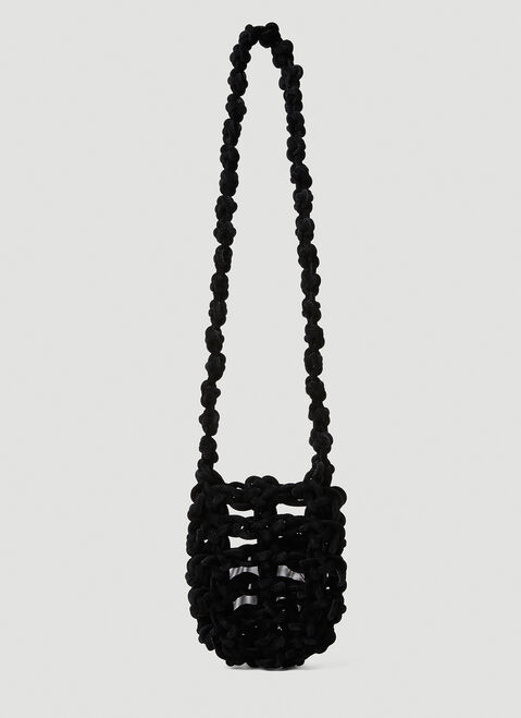 KARA Knot Tech Pouch Shoulder Bag Black kar0253008