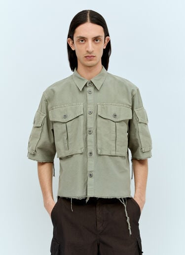 Dries Van Noten Century Overshirt Grey dvn0156018