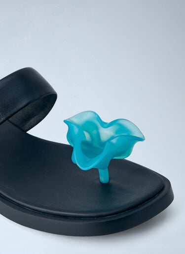 CAMPER Sculptural Toe Ring Sandals Black cmp0264011