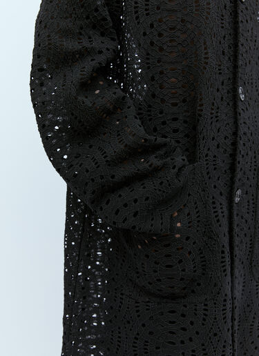 Dries Van Noten Rankin Lace Coat Black dvn0154002